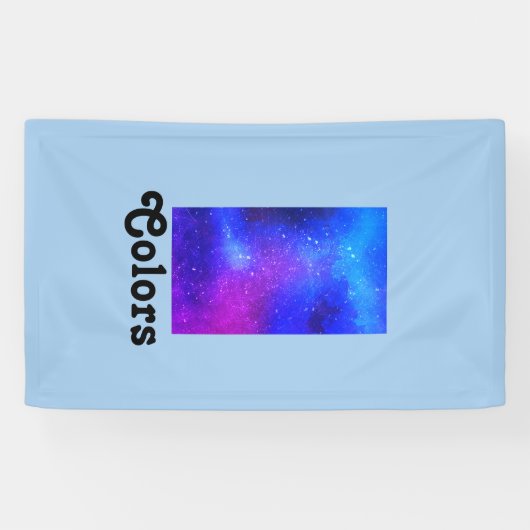 Multi-color T-shirt Spandoek (Horizontaal)