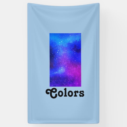 Multi-color T-shirt Spandoek (Verticaal)