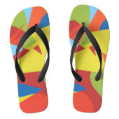 Multi-Color Toucan Pattern Flip Flops (Voetbed)