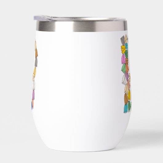 Multi-color Tulip Lettered “B” (Rechts)