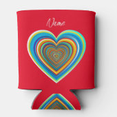Multi-color Valentijn Heart Thunder_Cove Blikjeskoeler (Achterkant)