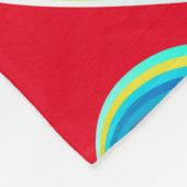 Multi-color Valentijn Heart Thunder_Cove Fleece Deken (Hoek)