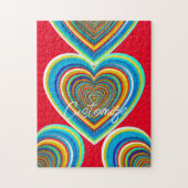 Multi-color Valentijn Heart Thunder_Cove Legpuzzel (Verticaal)