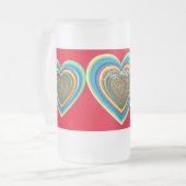 Multi-color Valentijn Heart Thunder_Cove Matglas Bierpul (Voorkant links)