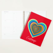 Multi-color Valentijn Heart Thunder_Cove Planner (Display)