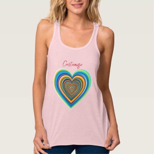 Multi-color Valentijn Heart Thunder_Cove T-Shirt (Voorkant)