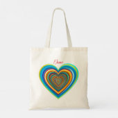 Multi-color Valentijn Heart Thunder_Cove Tote Bag (Achterkant)