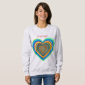 Multi-color Valentijn Heart Thunder_Cove Trui (Voorkant volledig)