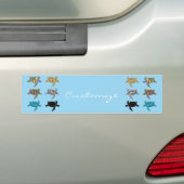 Multi-color Zee Turtles Thunder_Cove Bumpersticker (Op auto)