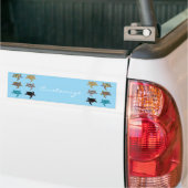 Multi-color Zee Turtles Thunder_Cove Bumpersticker (Op Truck)