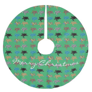 Multi-color Zee Turtles Thunder_Cove Kerstboom Rok