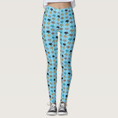 Multi-color Zee Turtles Thunder_Cove Leggings (Voorkant)