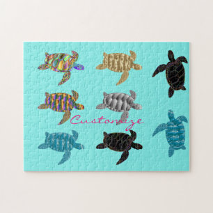 Multi-color Zee Turtles Thunder_Cove Legpuzzel