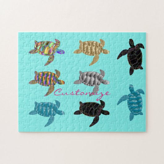 Multi-color Zee Turtles Thunder_Cove Legpuzzel (Horizontaal)