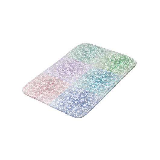 Multi-Colored Bath Mat (Gekanteld)