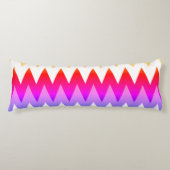 Multi-Colored Chevron Print Body Pillow Lichaamskussen (Voorkant)