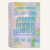 MULTI-COLORED HABIT TRACKER NOTITIEBOEK (Voorkant)