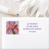 MULTI COLORED IRIS FLORAL ETIKET (Insitu)