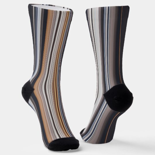 Multi Colored Lines Sokken (Gebogen)