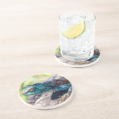 Multi-Colored Lizard Coaster Zandsteen Onderzetter (Zijkant)