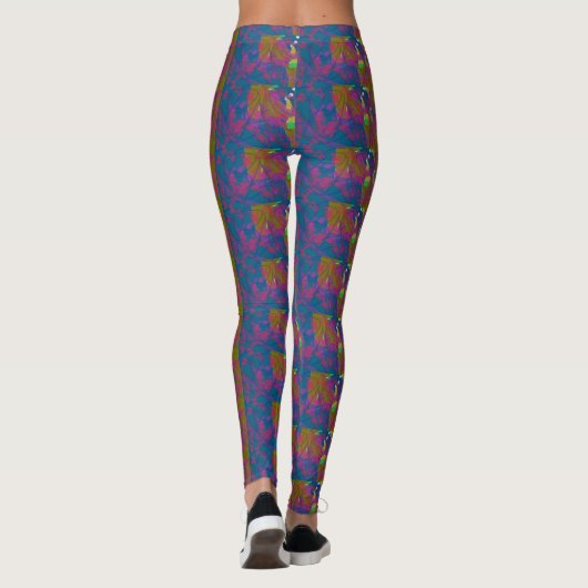 Multi-Colored Patterned Leggings (Achterkant)