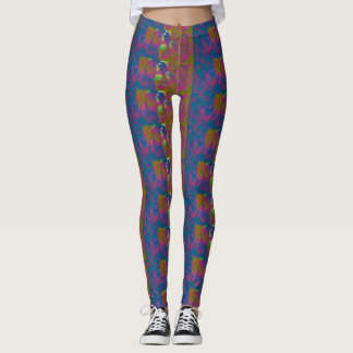 Multi-Colored Patterned Leggings
