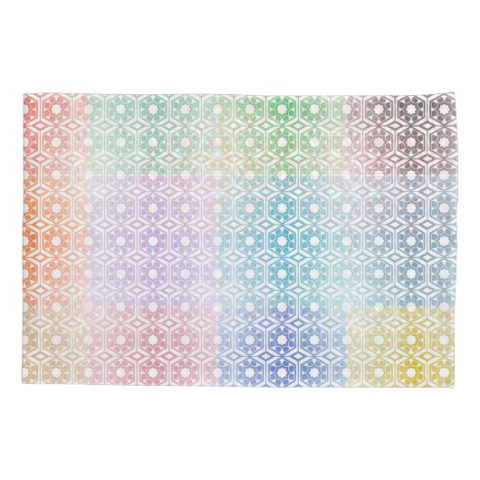 Multi-Colored Pillowcase Kussensloop (Achterkant-Links)