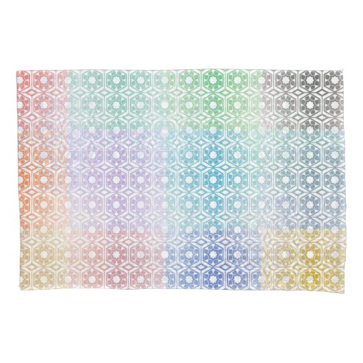 Multi-Colored Pillowcase Kussensloop (Voorkant-Links)