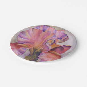 MULTI-COLORED PINK IRIS PAPER BORD