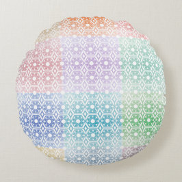 Multi-Colored Round Pillow Rond Kussen