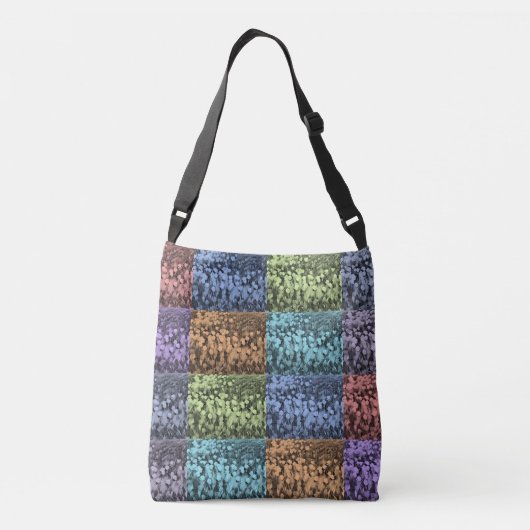Multi-Colored Tulip-Canvas tas (Achterkant)