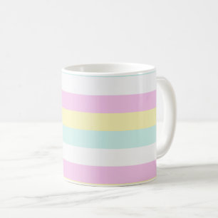 Multi-Colour Pastel Striped Design Crossbody Bag Koffiemok
