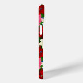Multi-Colour Poinsettia Kerstmis Case-Mate iPhone Case (Achterkant / Rechts)