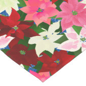 Multi-Colour Poinsettia Kerstmis Korte Tafelloper (Hoek)