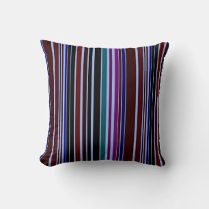 Multi-Colour Retro Stripes Art Design Abstract Kussen