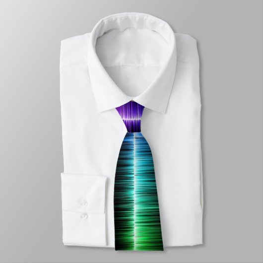 Multi-Colour Sound Wave Necktie Stropdas (Gebonden)