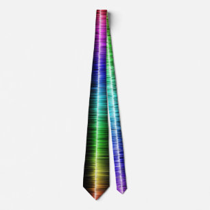 Multi-Colour Sound Wave Necktie Stropdas