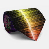 Multi-Colour Sound Wave Necktie Stropdas (Opgerold)