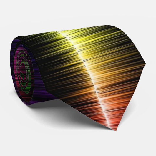 Multi-Colour Sound Wave Necktie Stropdas (Opgerold)