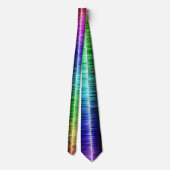 Multi-Colour Sound Wave Necktie Stropdas (Achterkant)