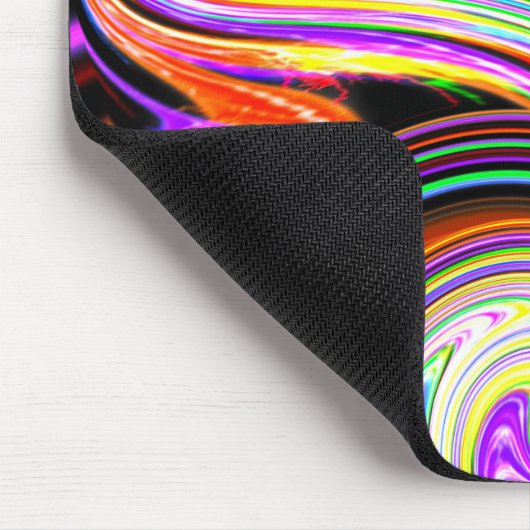 Multi-Colour Spark Swirl 3 Muismat (Hoek)