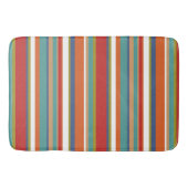 Multi-Colour Stripe Patroon Badmat (Voorkant)