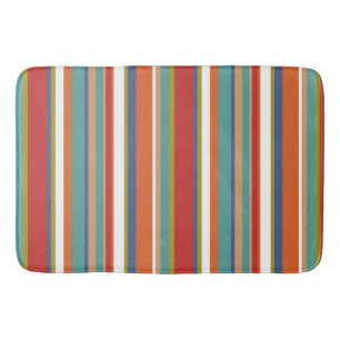Multi-Colour Stripe Patroon Badmat