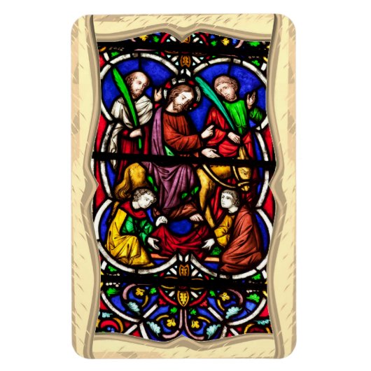 Multi Coloured Bible Scene Magnet Magneet (Verticaal)