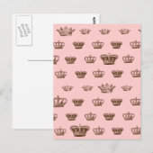 Multi Crown design - kies bkgd color Briefkaart (Voorkant / Achterkant)