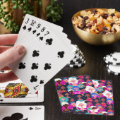 Multi-cultureel vrouwen gezichten patroon pokerkaarten (Insitu)