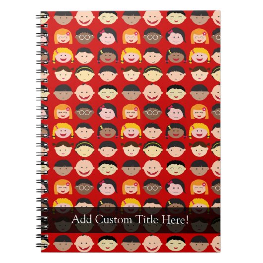 Multi-culturele kinderen notitieboek (Voorkant)