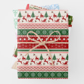 Multi Design Christmas Inpakpapier Vel (In situ)