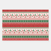 Multi Design Christmas Inpakpapier Vel (Voorkant)