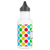 Multi Dot Aangepaste Geborduurde Monogram Golfdran Waterfles (Links)